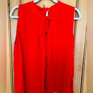 Joie bow sleevless blouse